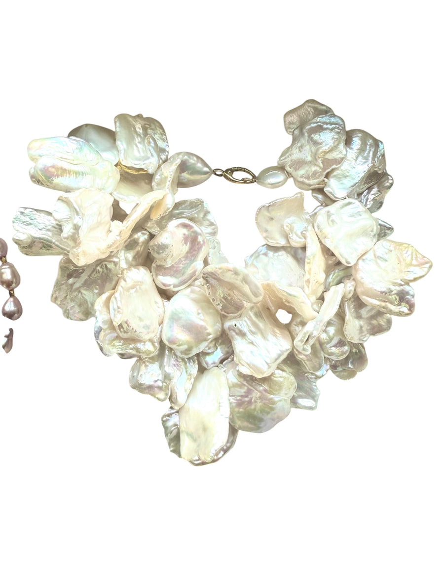 Bold Keshi Pearl Bracelet/Cuff